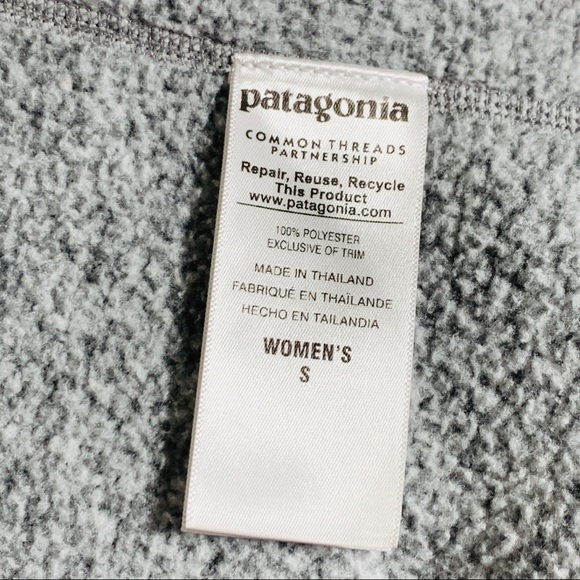 Patagonia Women's Quarter Zip Better Sweater Gray - Picture 8 of 8